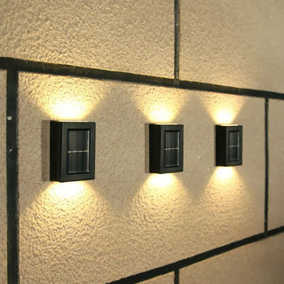 SolarGlow™ LED Solar Wandlampen – Draadloos, Weerbestendig & Sfeervol Licht voor Buiten