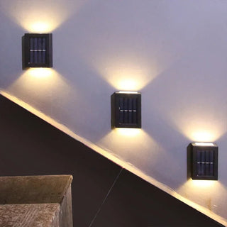 SolarGlow™ LED Solar Wandlampen – Draadloos, Weerbestendig & Sfeervol Licht voor Buiten
