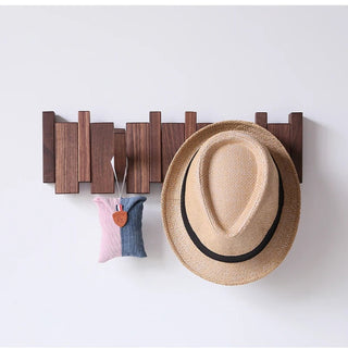 HarmonyCoat Houten Piano Kapstok – Stijlvolle Wanddecoratie & Praktische Opberger
