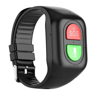 SeniorSafe 4G Watch - Senioren Smartwatch met GPS en 4G – SOS‑alarm, Gezondheidsmonitor & Locatietracking Default Title