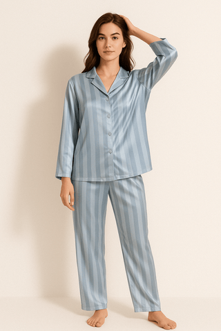 Christabel Gestreepte Pyjama Set