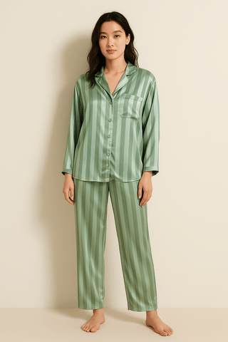 Christabel Gestreepte Pyjama Set