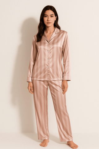 Christabel Gestreepte Pyjama Set