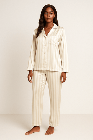 Christabel Gestreepte Pyjama Set