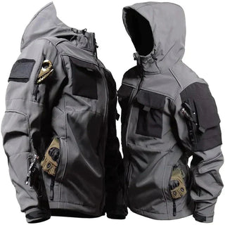 Frederik Tactical Winddichte Jas Grijs