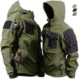 Frederik Tactical Winddichte Jas Groen