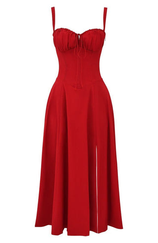 Margaret Dames Corset Midi-jurk