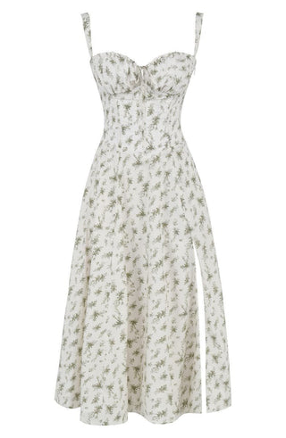 Margaret Dames Corset Midi-jurk