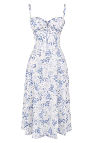 Margaret Dames Corset Midi-jurk