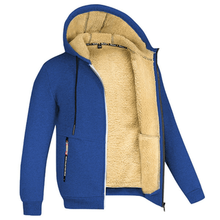 Kristoffer Gevoerde Hoodie Donkerblauw