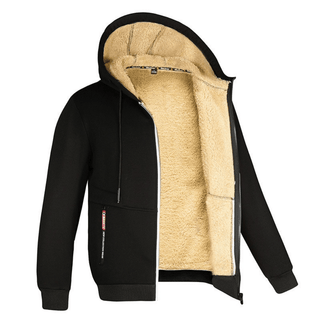 Kristoffer Gevoerde Hoodie Zwart