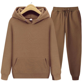 Robin Unisex Hoodie en Joggingbroek als Set Bruin