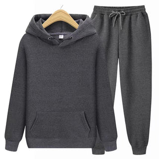 Robin Unisex Hoodie en Joggingbroek als Set Donkergrijs