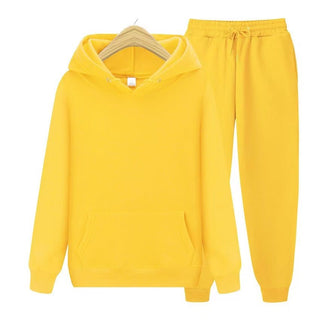 Robin Unisex Hoodie en Joggingbroek als Set Geel