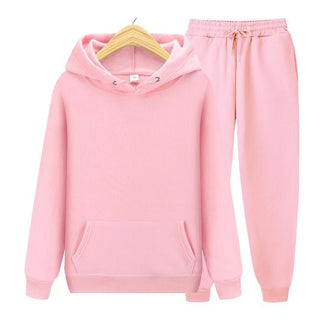 Robin Unisex Hoodie en Joggingbroek als Set Lichtroze