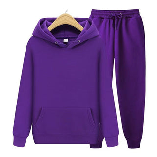 Robin Unisex Hoodie en Joggingbroek als Set Lila