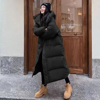 Sareena Grote Maten Parka Zwart