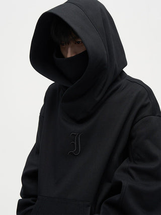 Uffe Grote Maten Ninja-Hoodie Zwart