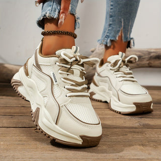 Zara Dikke Zool Sneakers Khaki