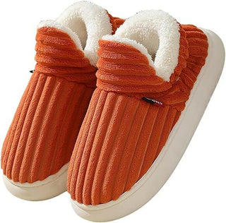 Sena Winter-Pantoffels | Knus Warm en Comfortabel ORANJE