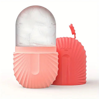 MEELANO Ice-Face Roller til huden Rosa