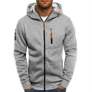 Heren Hoodie van Zachte Katoenmix – Licht & Ademend voor de Herfst Lichtgrijs