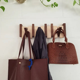 HarmonyCoat Houten Piano Kapstok – Stijlvolle Wanddecoratie & Praktische Opberger