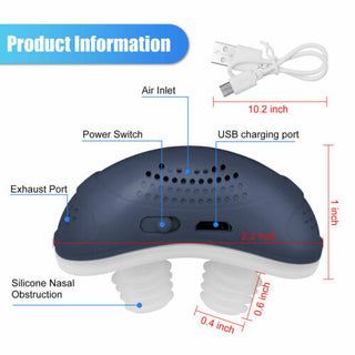 Micro CPAP slaapapneu apparaat voor op reis & anti-snurken - CPAP alternatief