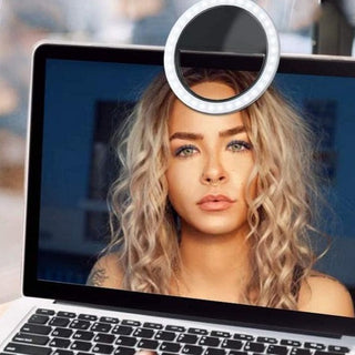 MEELANO RingLed - Selfie ringbelysning | Indbygget oplader