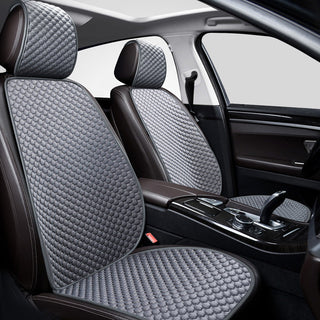 Ice Silk Cooling Breathable Car Seat Protective Front Car Seat Cover Grey