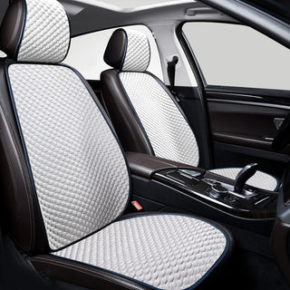 Ice Silk Cooling Breathable Car Seat Protective Front Car Seat Cover White