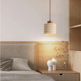 Kōmei - Japanse Hanglamp van Natuurlijke Steen voor Elegante Sfeer