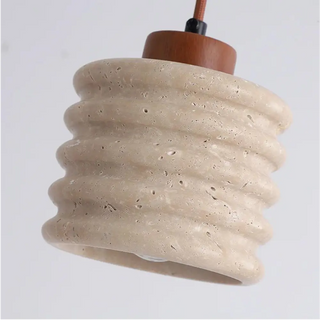 Kōmei - Japanse Hanglamp van Natuurlijke Steen voor Elegante Sfeer