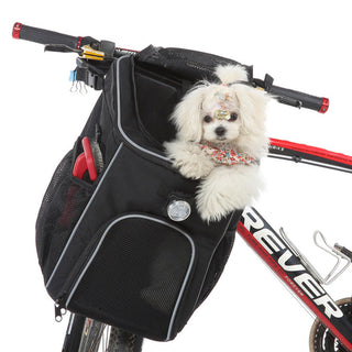 Multifunctional Bike Carrier Backpack Bag For Dog & Cat Black