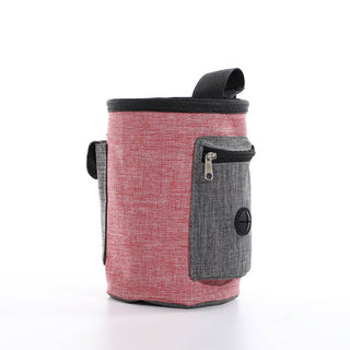 Outdoor Waterproof Portable Dog Training Bag Red