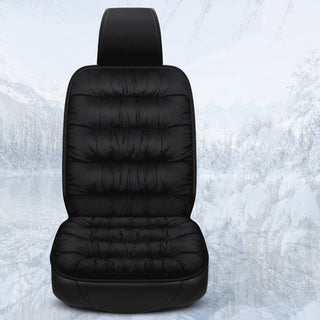 Thick Crystal Velvet Washable Human Pet Car Seat Cover Black Full Seat