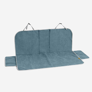 Waterproof Soft Protector Car Seat Covers-Be Fresh Greyish Blue Full Set