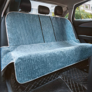Waterproof Striped Chenille Pet Car Seat Protector Cover-Road Safer