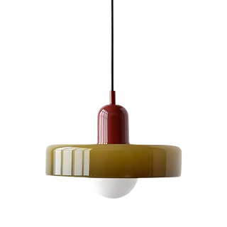 Yoté - Bauhaus Hanglamp - Bordeaux Bruin