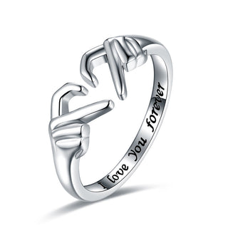 MEELANO Til min smukke datter - I Love You Forever Ring Sølv