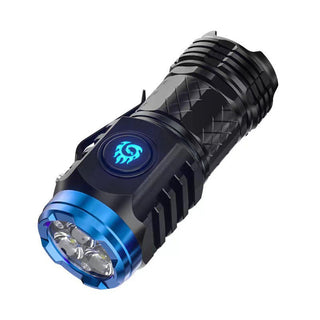 MEELANO Flare - Mini LED lommelygte | Kraftig og sikker | Langvarig ydeevne Sort