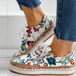 Heren Orthopedische Schoenen met Bloemenprint