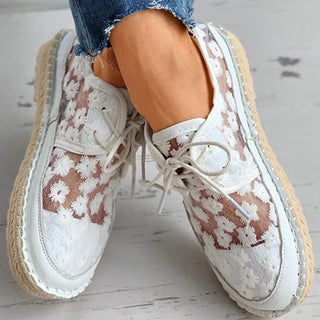 Liz | Dames Geborduurde Sneakers