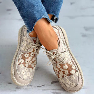 Liz | Dames Geborduurde Sneakers