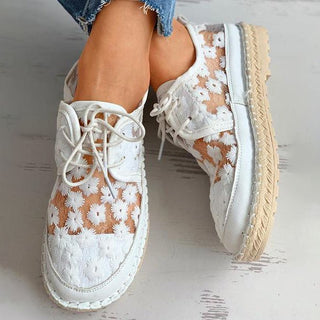 Liz | Dames Geborduurde Sneakers