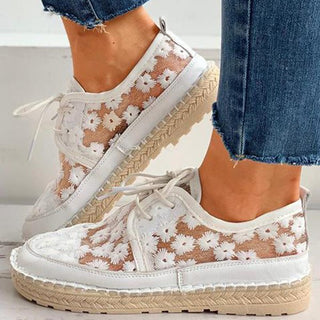 Liz | Dames Geborduurde Sneakers