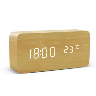 Boom Minimalistische LED Wekker Met Alarm En Digitale Wekker