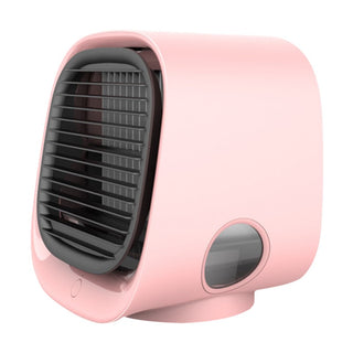 Aron Compacte Airco | 2-in-1 luchtkoeler en luchtbevochtiger voor thuis of kantoor Roze